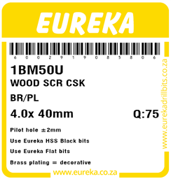 1BM50 - Wood Screw -1BM50_Label_T
